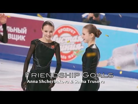 Sasha Trusova & Anna Shcherbakova - Friendship Goals | Fan Imagined Dialogues