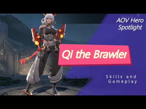 Qi the Brawler: Skills and Ability Gameplay (AoV Hero Spotlight)
