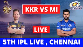 LIVE KKR vs MI Score & Hindi Commentary | IPL 2021 Live cricket match today Kolkata vs Mumbai