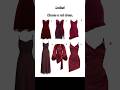 Choose wisely🤌#reddresses #outfit ideas#chooseone