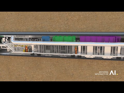 Sydney Metro - Tunnel Boring Machine Visualisation