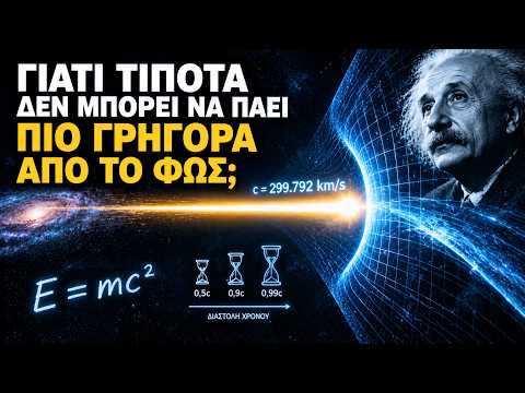 Γιατί Τίποτα Δεν Μπορεί να Ταξιδέψει Πιο Γρήγορα από το Φως;