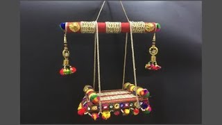 preview picture of video 'How to make Bal Gopal Jhula for waste material Bal Gopal Jhula'