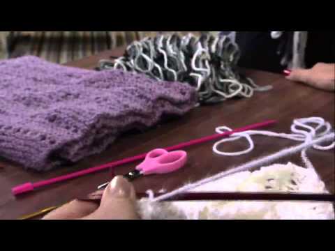 Mulher.com 24/04/2013 Rosangela Chicote - Franjas em cachecol  Parte 1