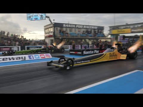 European Finals Santa Pod Raceway 2024  FIA Top Fuel Dragster Eliminatins