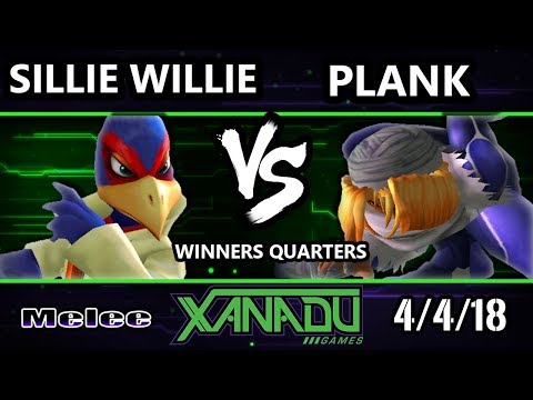 S@X 244 SSBM - Sillie Willie (Falco) Vs. Plank (Sheik) - Smash Melee Winners Quarters