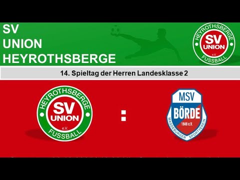 SV Union Heyrothsberge - MSV Börde Highlights