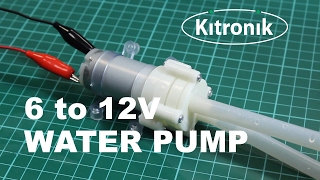 R385 diaphram pump (6-12V) - Kitronik