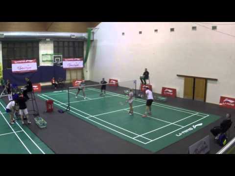 51. IMP w Badmintonie, XD, Round 2, Szymoniak/Bieńkowska vs Ziętek/Piotrowska set 1