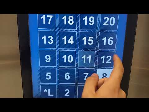 Modded Schindler Haughton traction elevators @ Broward Financial Center Downtown Fort Lauderdale