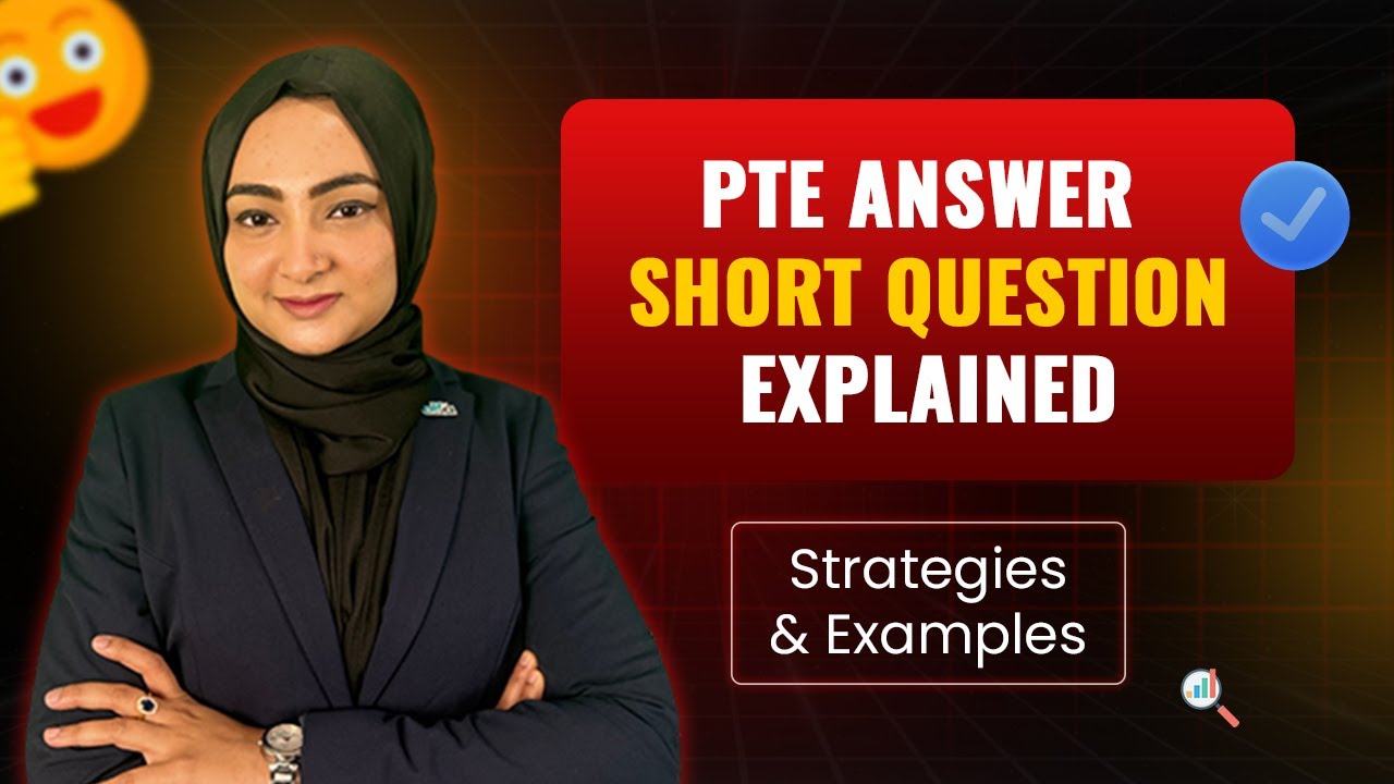 How to Solve PTE Short Answer Questions FAST (With Examples!)