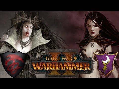 Scariest Dark Elf airforce! | Vampire Counts vs Dark Elves | Total War: Warhammer 2