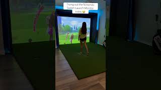 A golf simulator, a movie theater and an epic gaming console! #golf #nintendo #carlsplace #benq