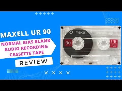 Maxell UR 90 Normal Bias Blank Audio Recording Cassette Tape Review
