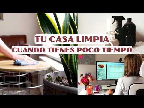 COMO MANTENER LA CASA LIMPIA Y ORDENADA | mi método de limpieza por TIEMPO.