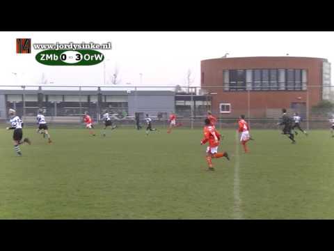 Oefenwedstrijd  Zeelandia Middelburg JO13-1 - Oranje Wit JO13-1  17 december 2016