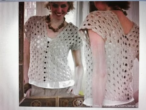 Crosetam Model Evantai Pentru Bluze De Vara! ❤️