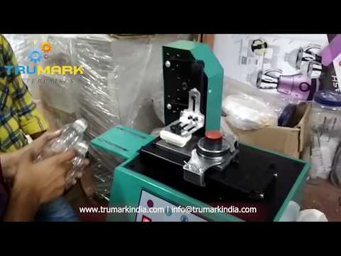 Manual pad printing machine demo