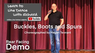 FREESTYLE / REAR FACING DEMO IMPROVER LINE DANCE - Buckles, Boots and Spurs