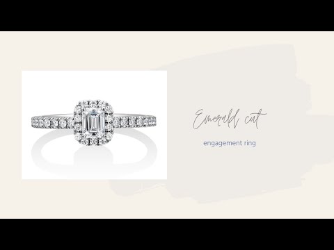 エメラルドカット 0.5カラット 婚約指輪 Emerald cut 0.5carat engagement ring