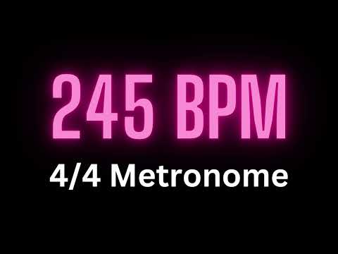 4/4 Metronome - 245 bpm