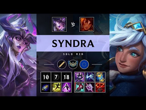 Syndra Mid vs Taliyah - EUW Challenger Patch 25.16