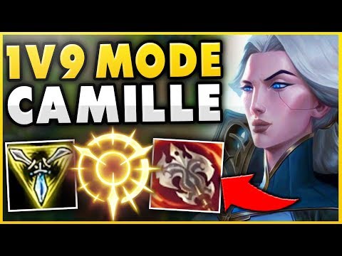 THIS CAMILLE TOP BUILD HAS NO COUNTER! *UNLIMITED POWER* S9 CAMILLE TOP GAMEPLAY - League of Legends