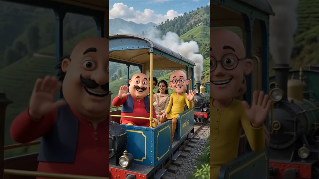 टॉय ट्रेन से दार्जिलिंग सफर! 🚂🏔️ #facts #cartoon #ViralShorts #siliguri #shorts