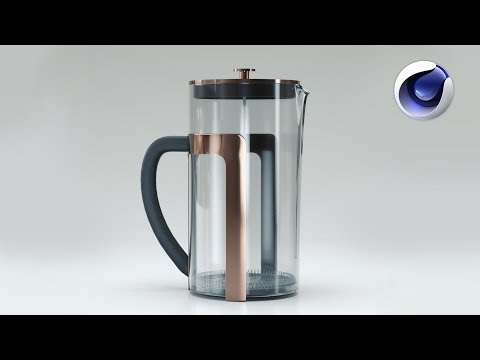 Modeling a Coffee Press from SCRATCH in Cinema 4D - WMW Episode 1