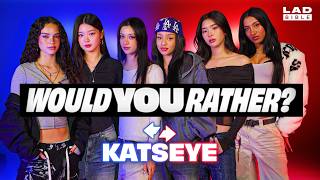 Download lagu KATSEYE Are Divided In Hilarious Game Of Would You Rather | LADbible Entertainment mp3