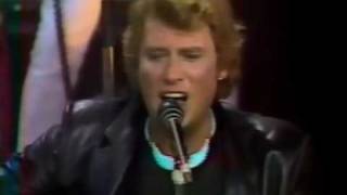 Johnny Hallyday & Joelle - J'ai Pleure Sur Ma Guitare (TV-1983).mpg