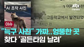 [LIVE] 놀라서 굴 파고 은신?…늑구가 안전하게 돌아오길 [이슈PLAY] / JTBC News