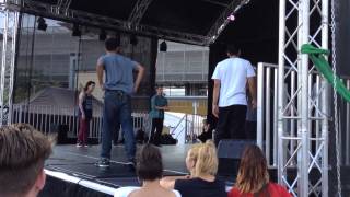 B-boy throw down at Bristol Harbour Festival 2014