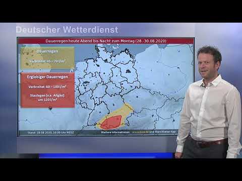 28.08.2020 Unwetterinformation - Deutscher Wetterdienst (DWD)