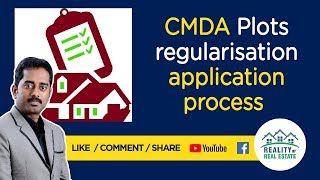 CMDA Plots Regularisation Application Process | Mothish Kumar Property Coach