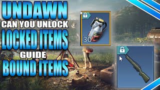 Undawn Locked Items Guide  -  Can You Unlock Items?