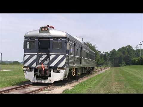 Rare RDC-3: Newport & Narragansett Bay BC-30 on restored siding & Newport Secondary