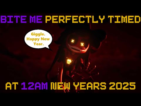 Perfectly Timing Bite Me from Murder Drones at 12am | Happy New Year 2025!!!