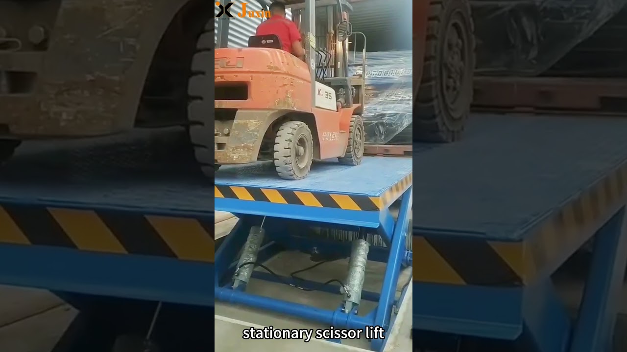 1000kg 2000kg 1ton 2ton Stationary Lift Table Double Scissor Lift Table