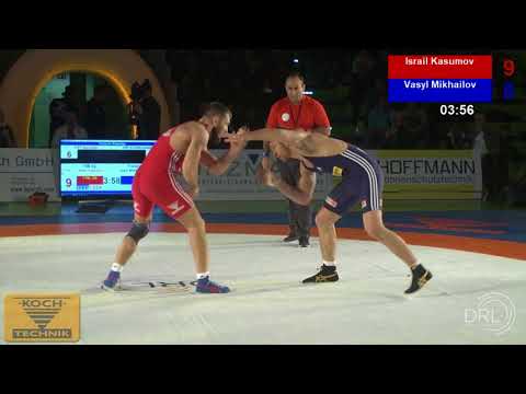DRL 75F: Israil Kasumov (KSV Ispringen) - Vasyl Mikhailov (VfK Schifferstadt) 9:10