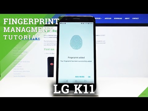 How to Set Up Fingerprint in LG K11 – Fingerprint Unlock