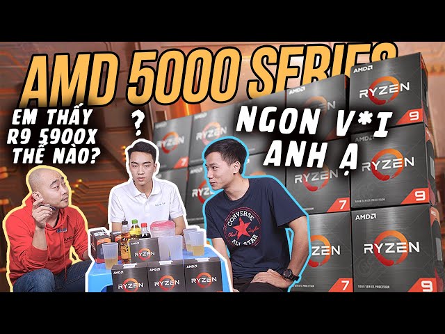 CPU AMD Ryzen 9 5900X (12 Nhân / 24 Luồng | 3.7GHz Boost 4.8GHz | 64MB Cache | PCIe 4.0)