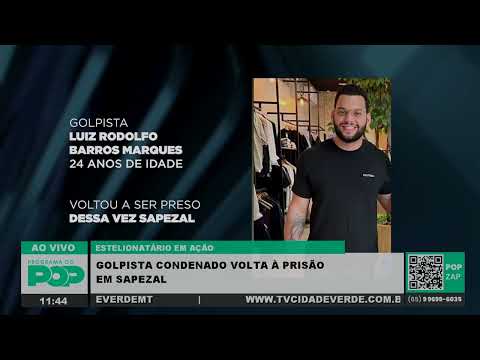 GOLPISTA CONDENADO VOLTA À PRISÃO EM SAPEZAL