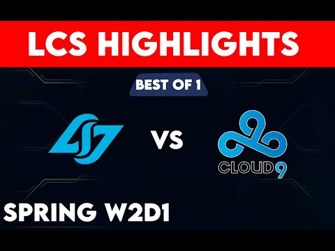 CLG VS C9 HIGHLIGHTS LCS SPRING SEASON 2023- BEST OF 1 W2D1 COUNTER LOGIC GAMING VS CLOUD 9