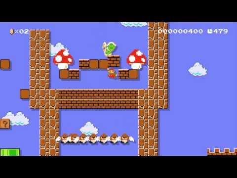 Nintendo's 1985 party crash by Daddy Jon™ ~SUPER MARIO MAKER~ NO COMMENTARY 1AP