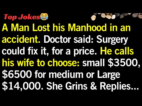 😂 From Surgery to Sinks – The Joke That Nails Married Life #jokes