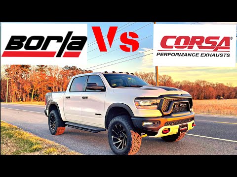 RAM REBEL BORLA VS CORSA EXHAUST