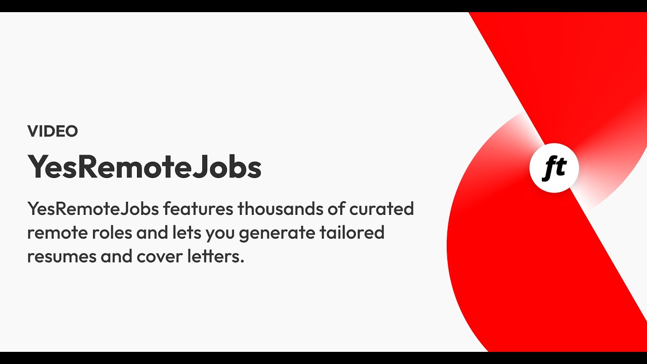 YesRemoteJobs - Complete Product Tour & Demo