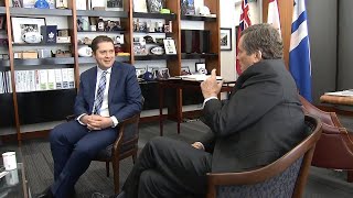 Conservative Leader Andrew Scheer meets with John Tory