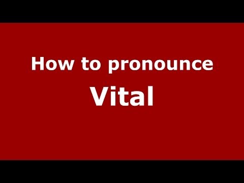 How to pronounce Vital (Italian/Italy) - PronounceNames.com